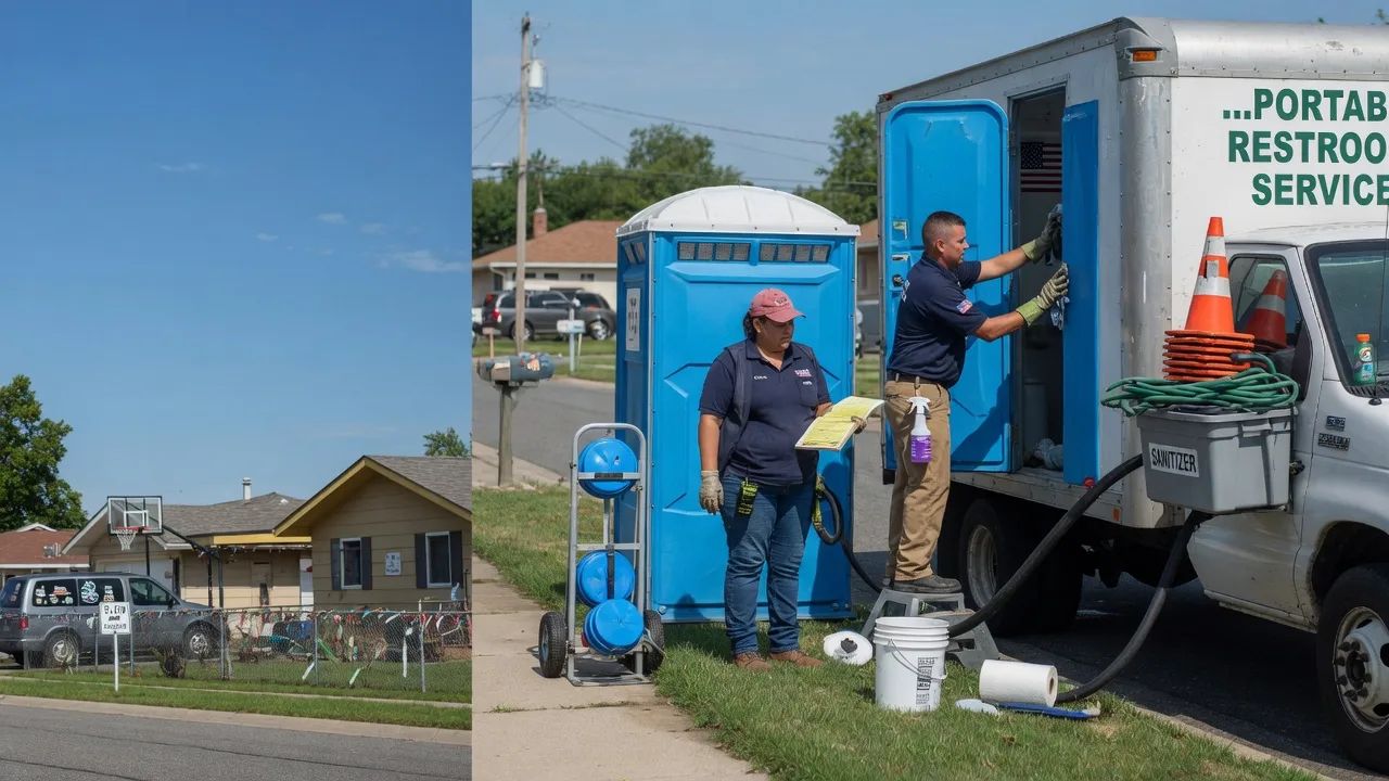 Portable Toilet Rental in Ina, IL near me